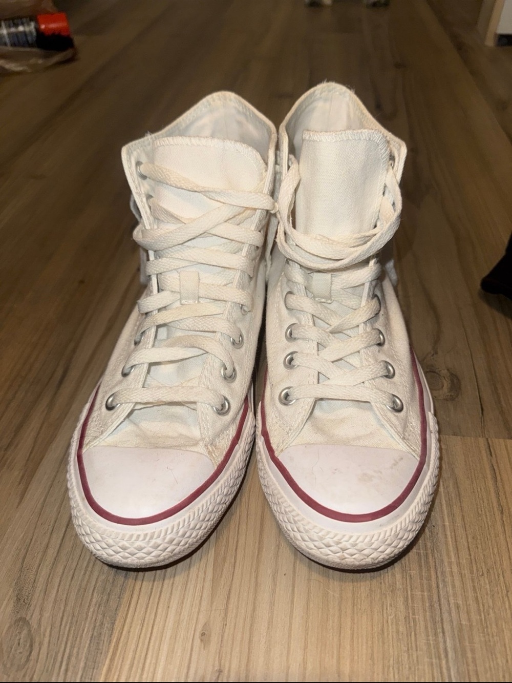 White High-Top Converse